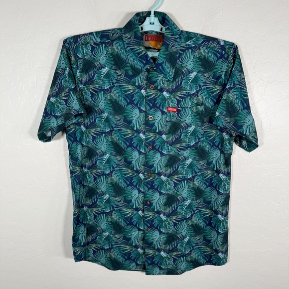 DIXXON Other - Dixxon Shirt Mens Medium The Hilo Blue Button Up Party Blend Hawaiian Beach